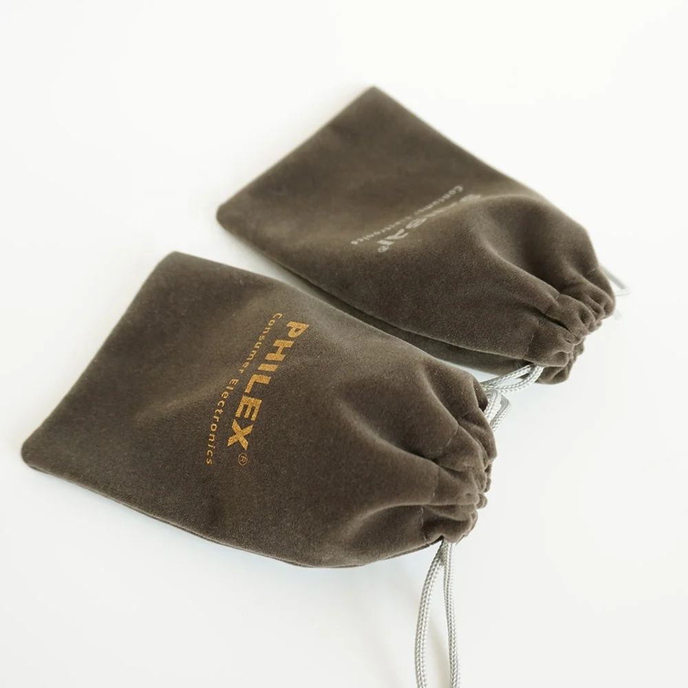 Custom logo Microfiber white rabbit candy necklace gift Packaging Bags suede tarot Drawstring tarot Jewelry velvet Pouch bag