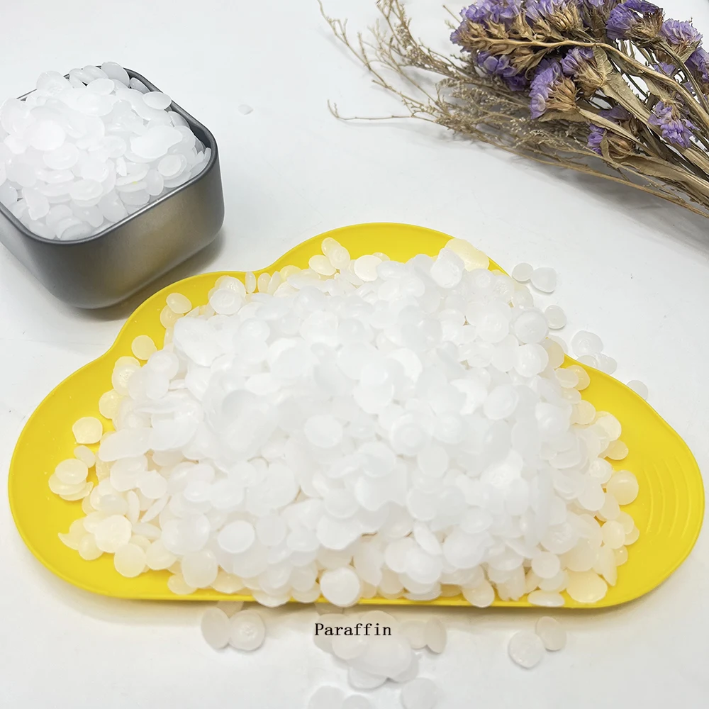 Fully-refined  White Paraffin Granular Bead or Pellets Wax Bulk for Candle-Making