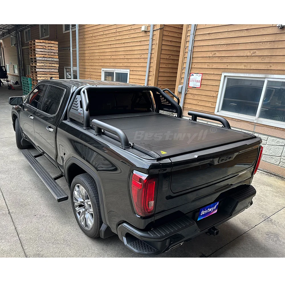 BESTWYLL Электрический накидной жёсткий чехол для пикапа Gmc Chevrolet Silverado Sierra 1500 2014-2020 E-K44