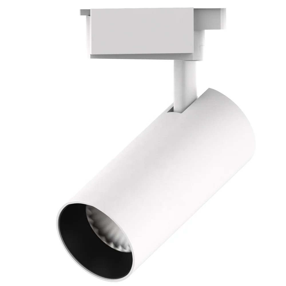 Hypermarket GU10 Round 30W Zoom 40W Par30 LED Track Light 2 Wires Supermarket Led Track Lightings