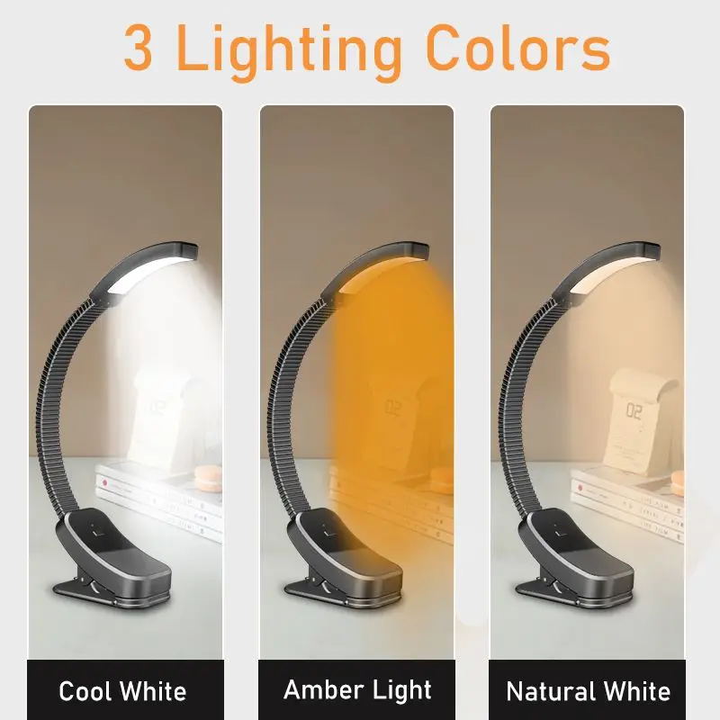 Unique Magnet Assembly car book light Warehouse lighting Book reading light Clip for book