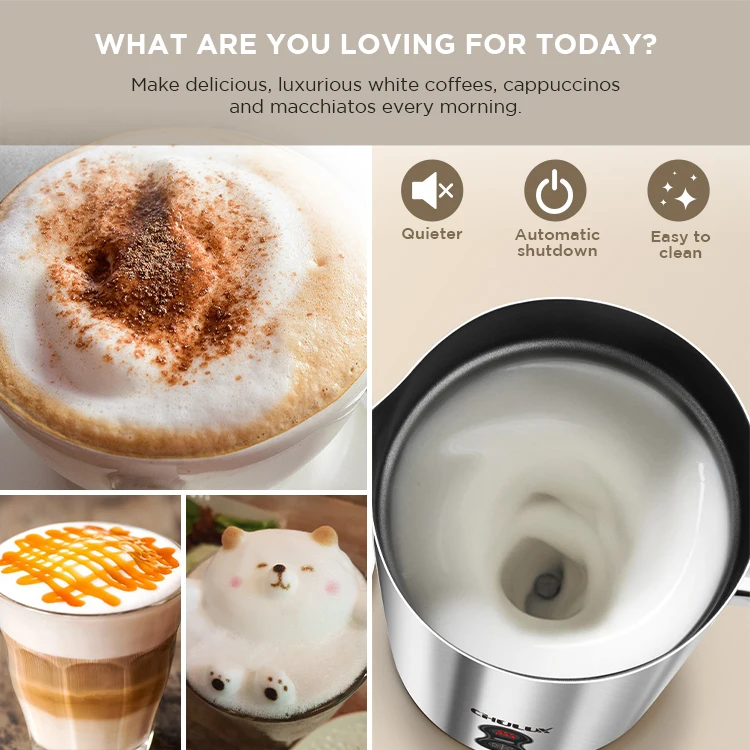 Горячая Распродажа 2021 Электрический вспениватель молока из нержавеющей стали