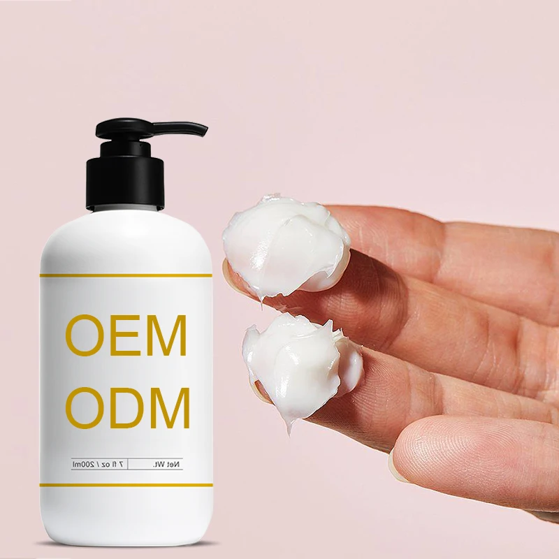 OEM ODM Aha нежирный стойкий увлажняющий лосьон для тела с авокадо молочный отбеливающий крем сухой кожи