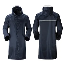 Topgear new long pvc rain coat poncho waterproof reflective customize