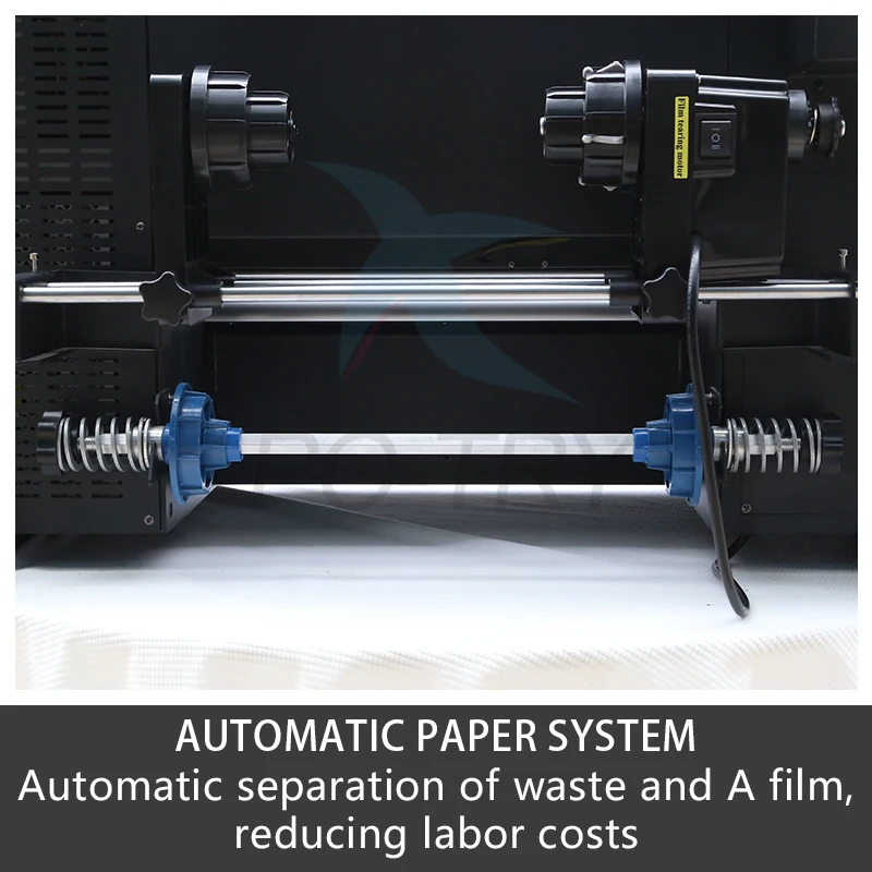 Po-try High Speed 3 XP600 Print head Uv Dtf Film Printer All In One 2 in 1 a3 30cm Roll Uv Dtf Sticker Printer With laminator