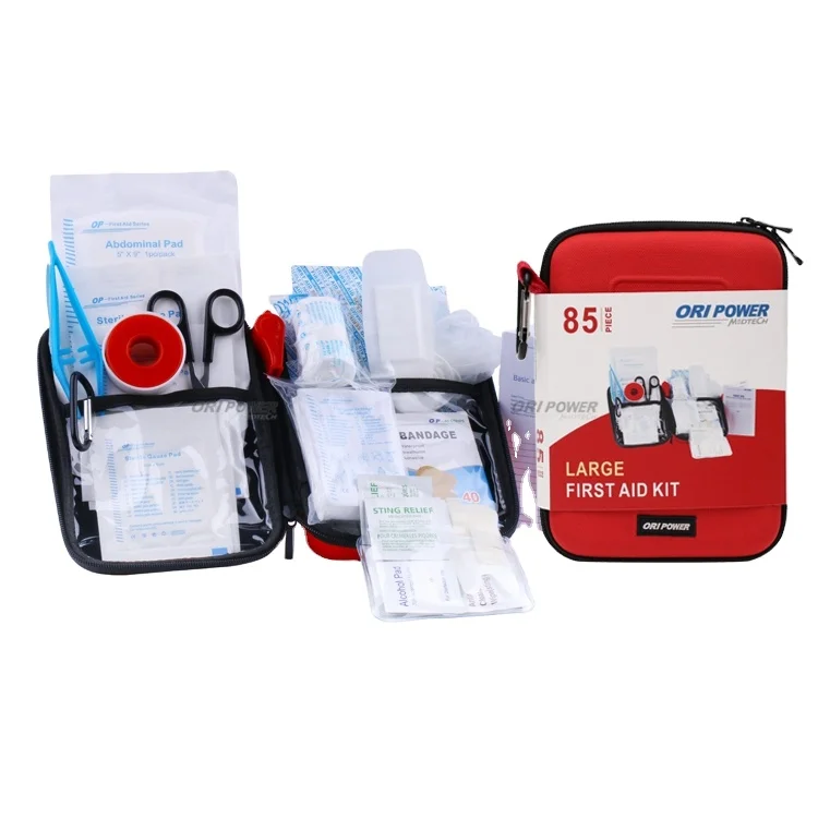 Oripower Customized Eva Bike Camping Compact Medical Emergency First Aid Kits hard shell case