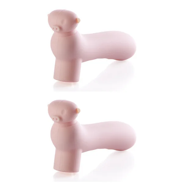 wholesale Silicone pig shape colorful Safety Soft door handle cover