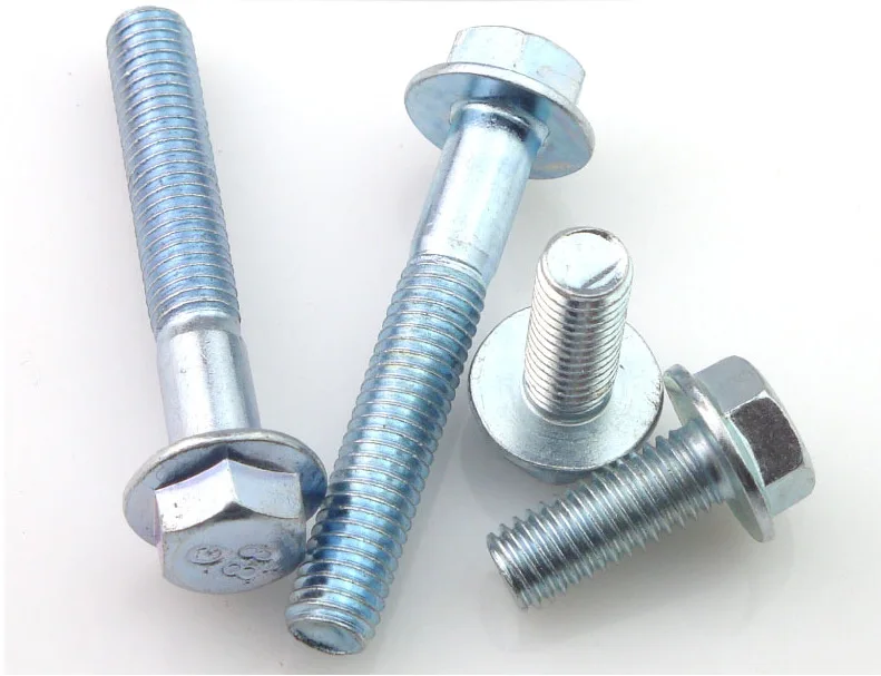 Support customization zinc plated high carbon steel flange bolts Hexagon Flange Bolt