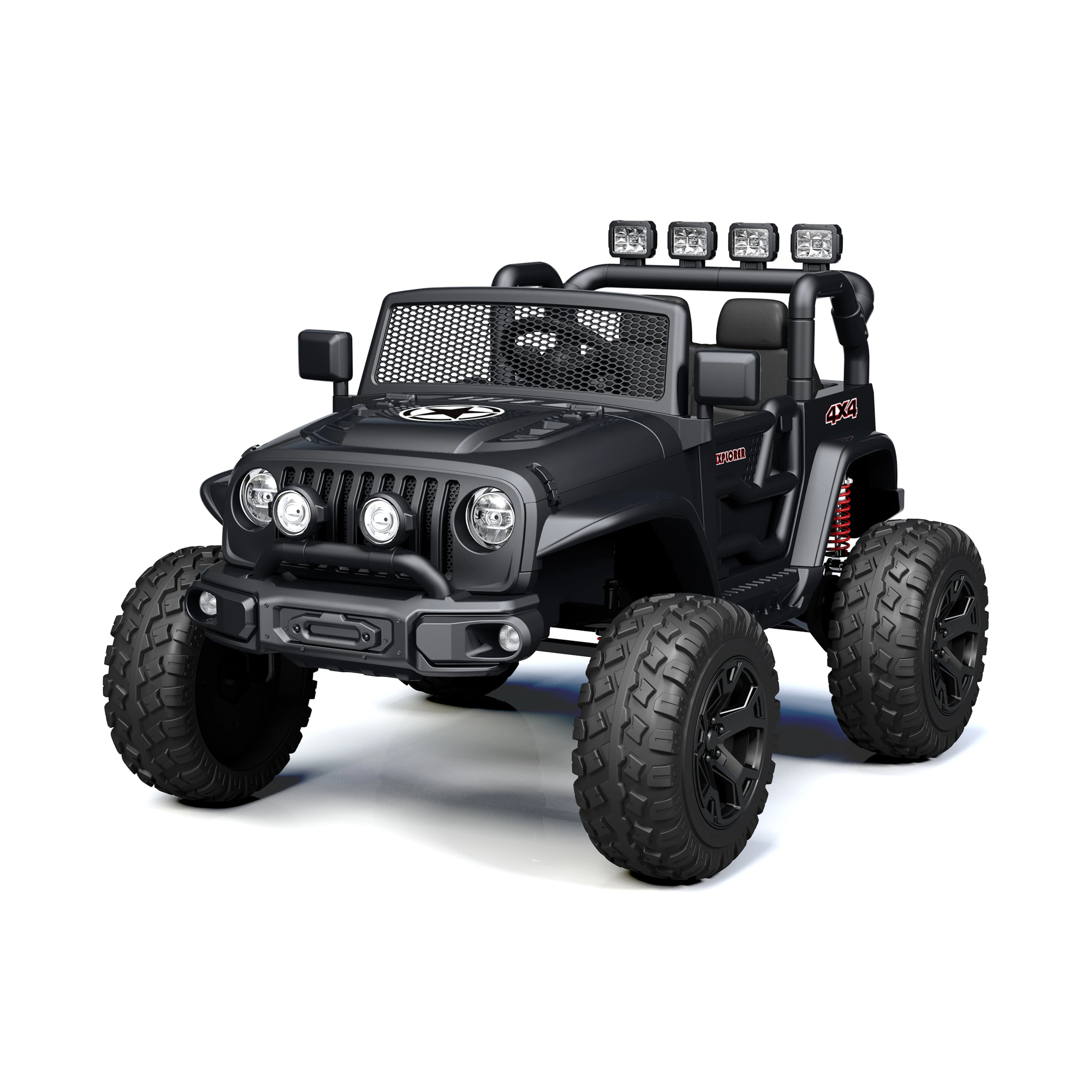 12 В Детский Электрический автомобиль на грузовике детский с 2-мя сиденьями и 2 4 г RC