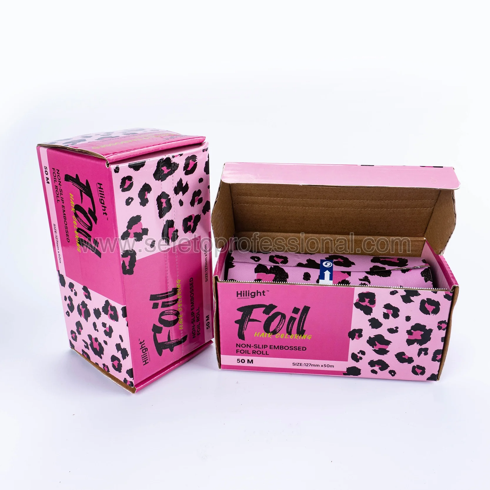 Popular Coloring 320ft Aluminium Hair Hairdressing Embossed Foil Roll Hairdresser Hair Foil Roll