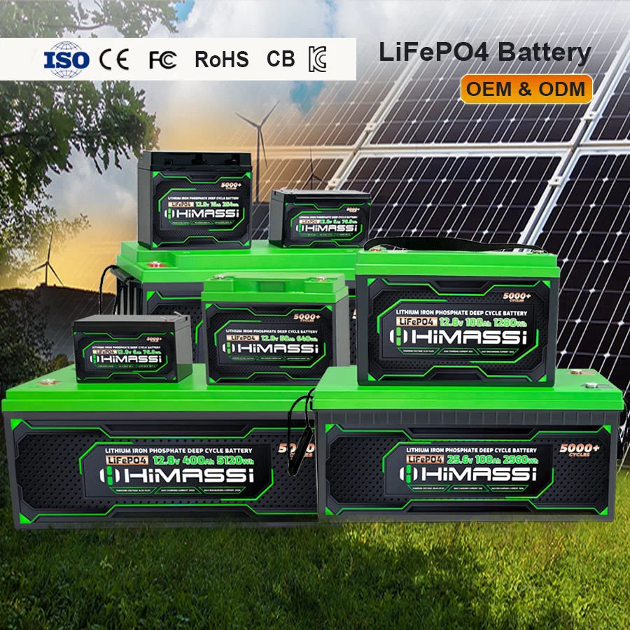 EcoPower Lithium Iron Phosphate Battery 12V/300Ah Lifepo4 Battery