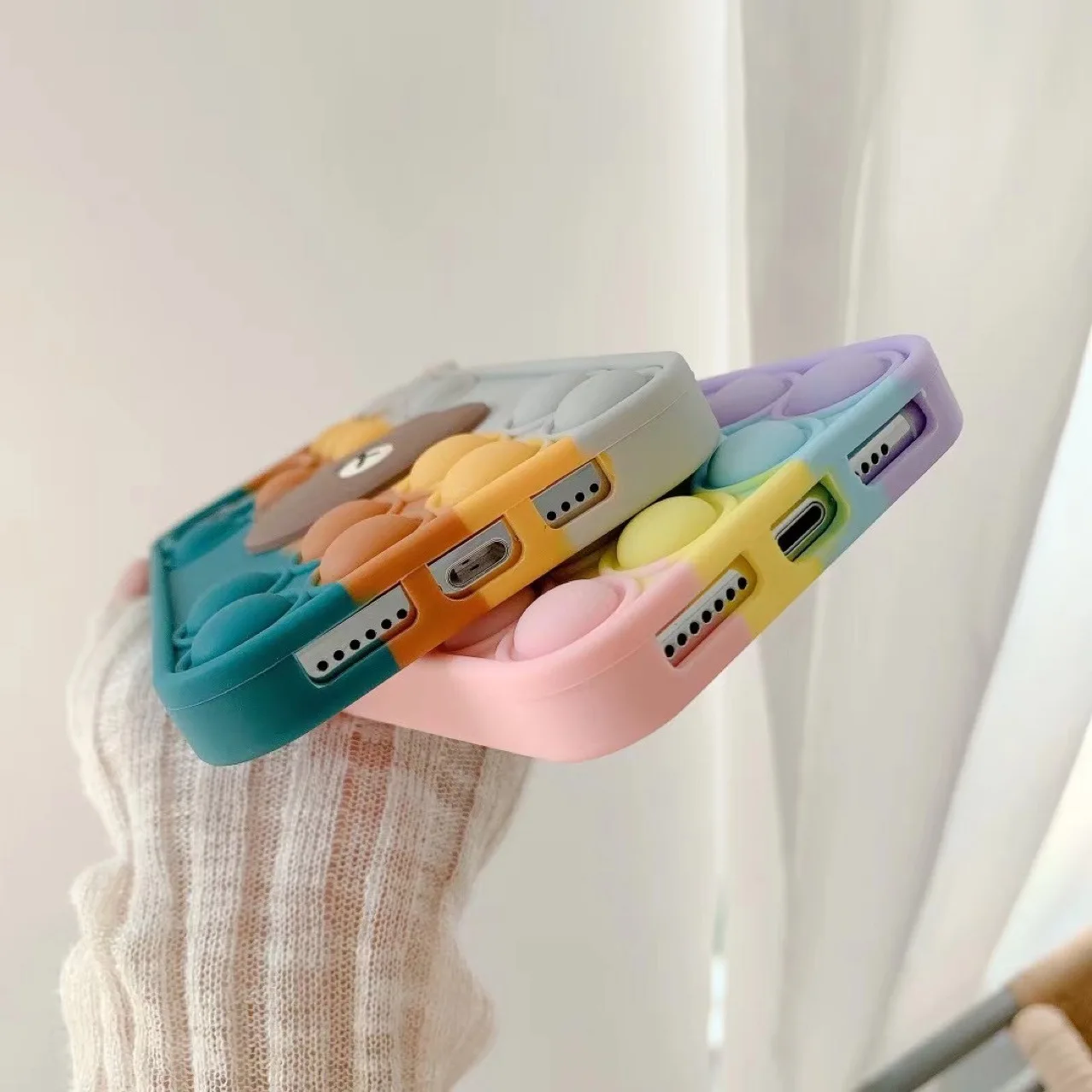 Phone13 Anti-rodent Decompression Mobile Phone Case For 7/8g/se Animal Doll Protective Case