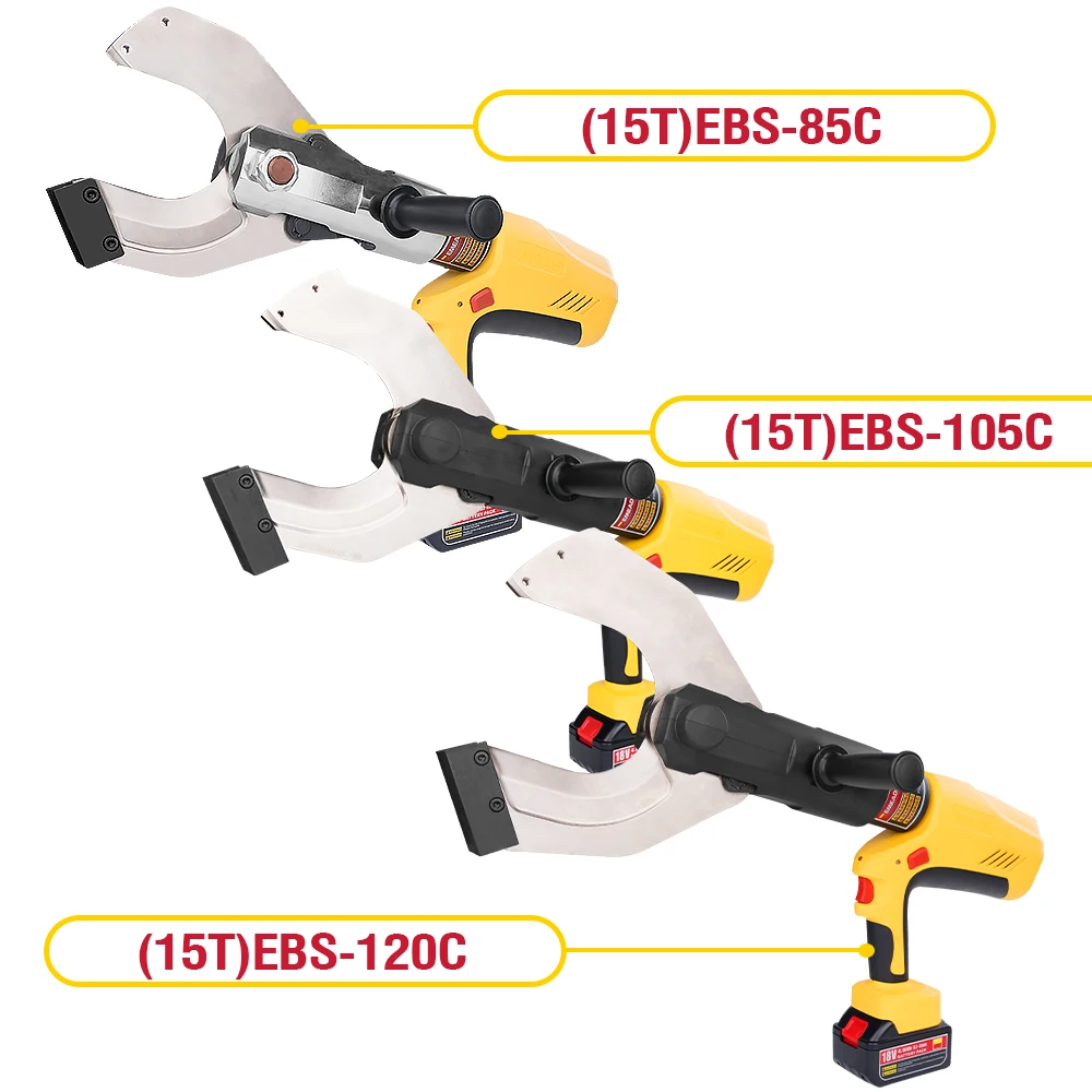 EBS 135C  25T Cutting Battery Operated Hydraulic Cable Cutting Tool Hydraulic Wire Cutter Battery Powered Cable Cutting Tool
