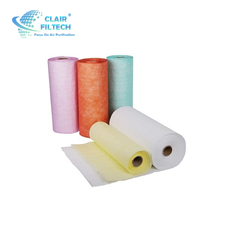 Synthetic Non-woven Filter Air Or Mat Filter Air Synthetic Pocket Air Filter Media
