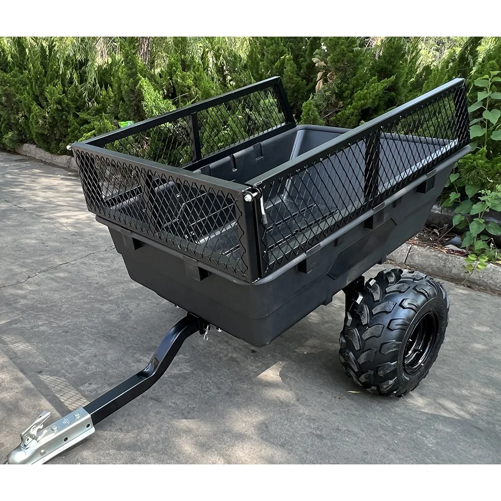 Metal Durable Sturdy Motorcycle Truck Tow-Behind Atv Wagon Multifunction Trailer Goods Transportation ATV Trailer