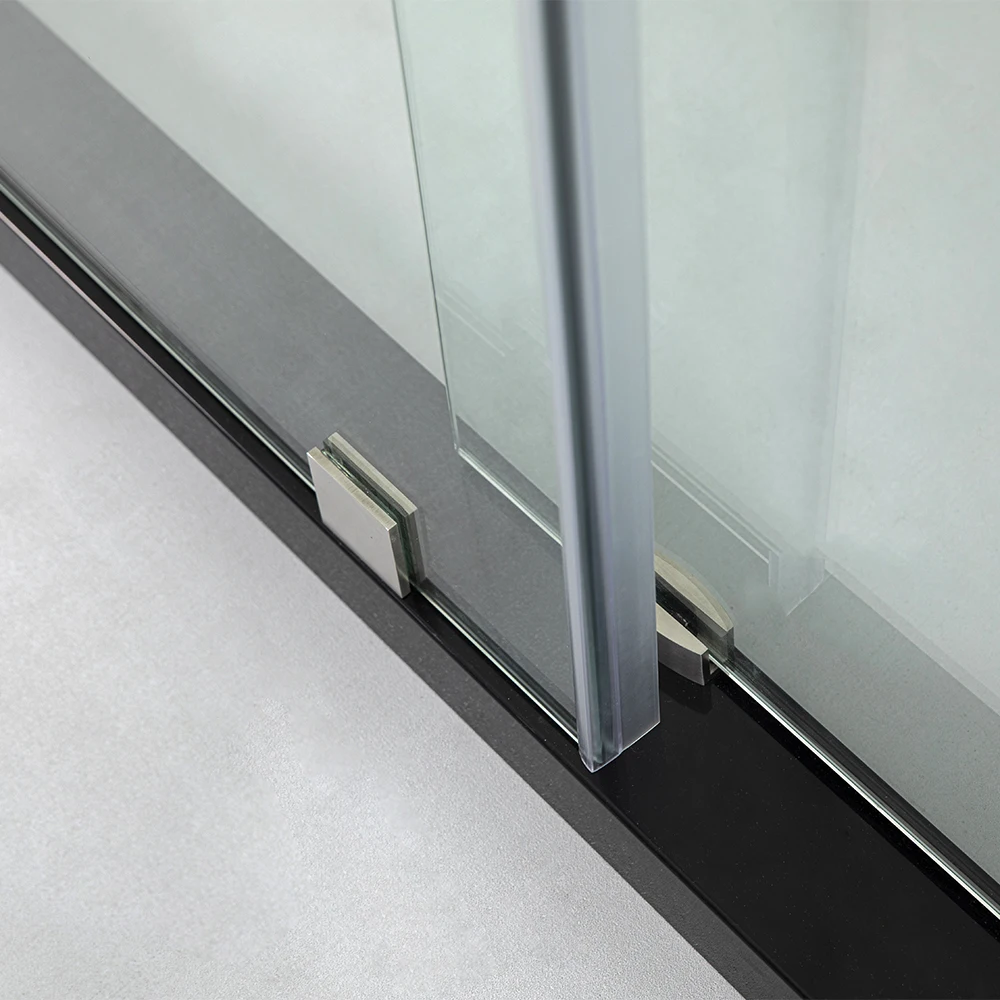 wholesale frameless tempered glass shower room bathroom sliding glass shower doors