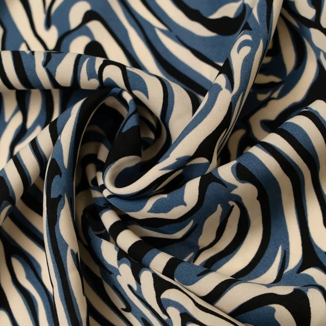 
 Индивидуальные атласные тканые ткани без минимального заказа, 100 полиэфирная шелковая атласная ткань с принтом  