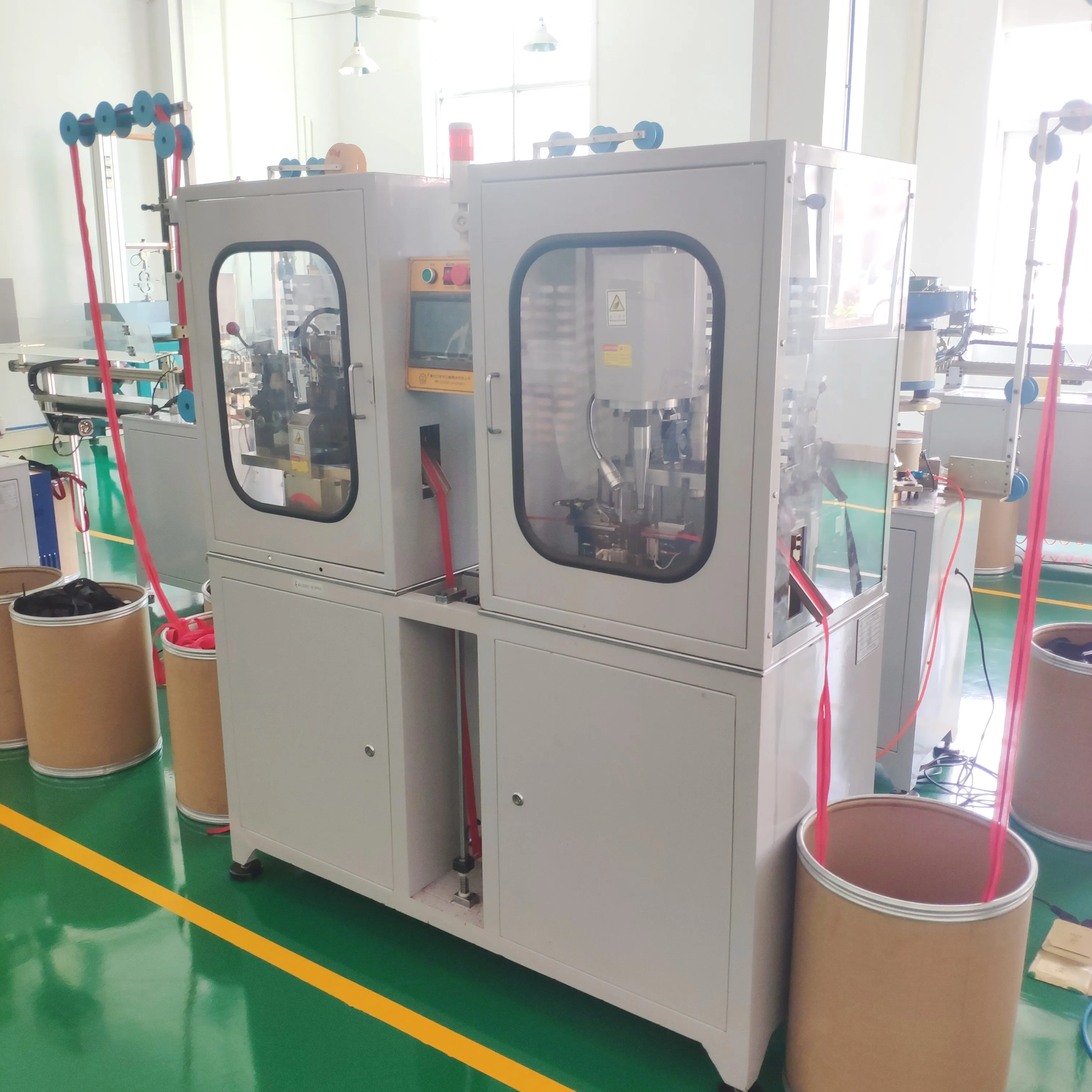 Manufacturer Zhenyu CNC Invisible Gapping, Stripping And Bottom Stop Machine