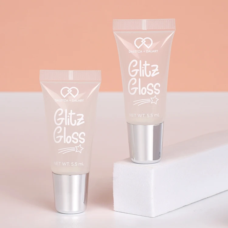 Screen Printing Custom 10ml Plastic Lip gloss Squeeze Tube Empty Lipgloss Containers Tube Packaging