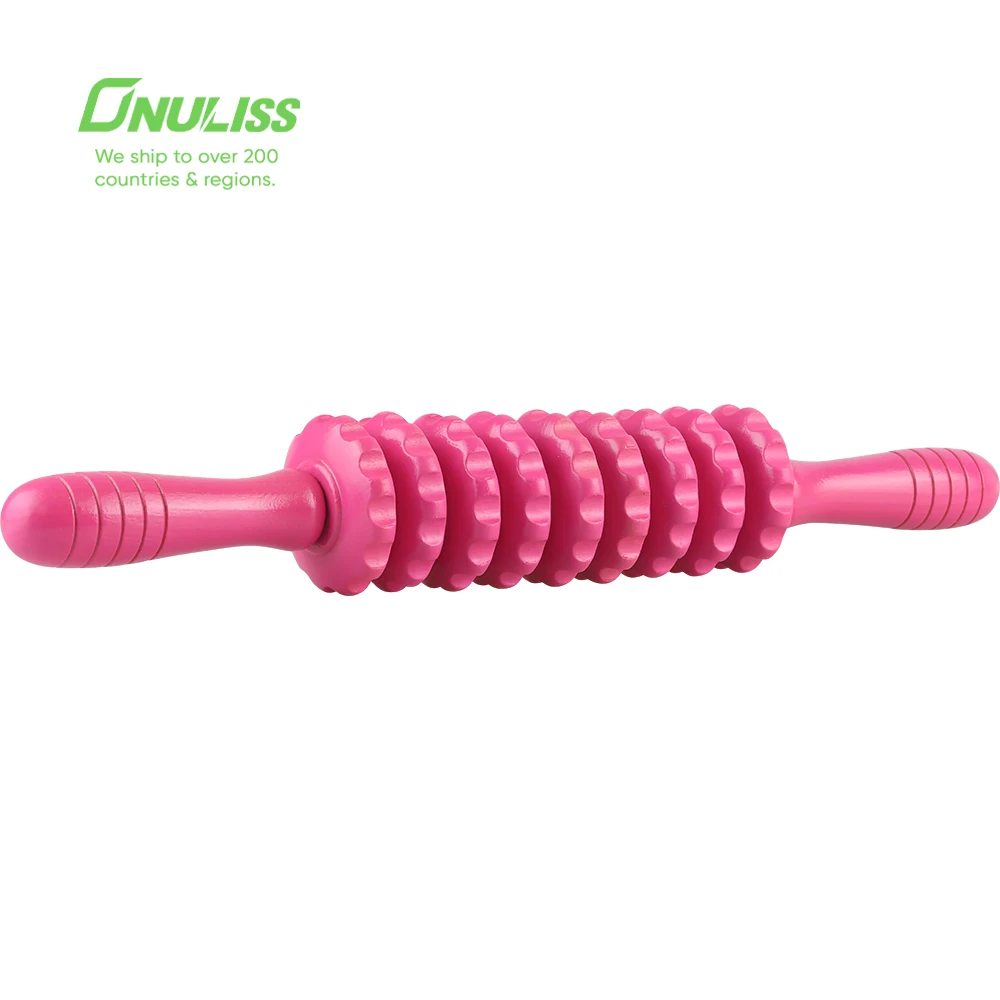 Anti Cellulite Massager Roller Body Sculpting Tools Massager Maderotherapy Pink Wood Therapy Tools Set