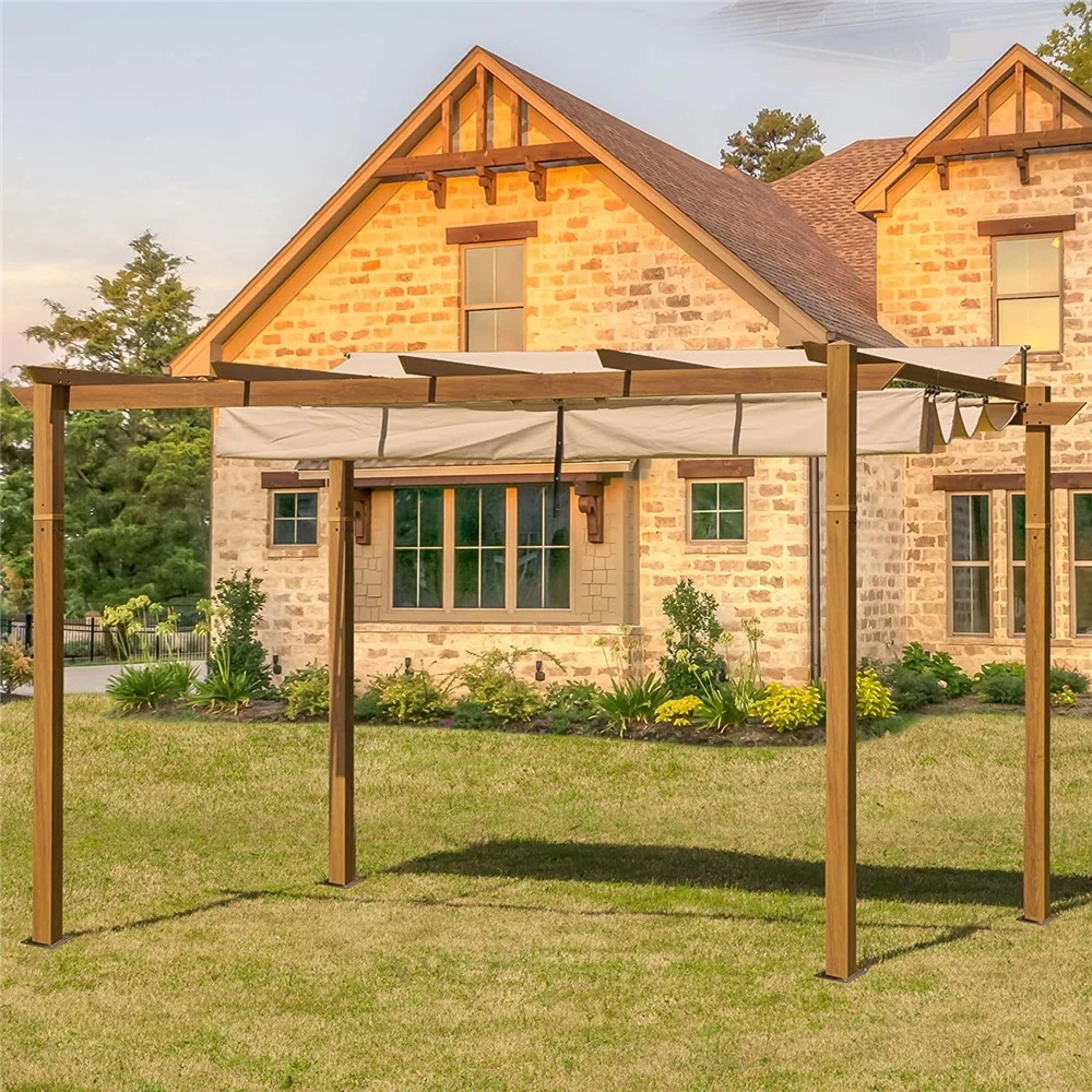 Multifunctional 6 x 12 cheap gazebo four season made in China