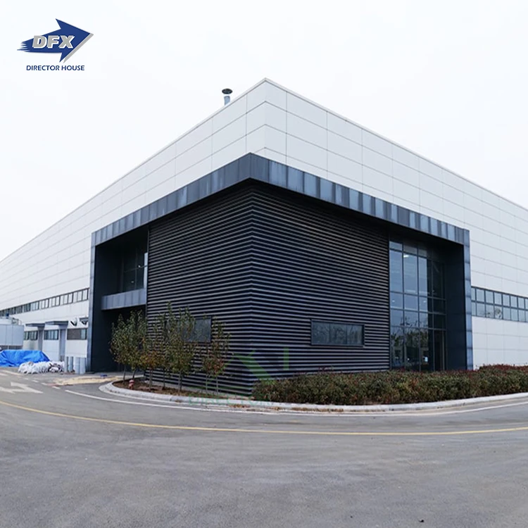 Prefabricated Light Steel Structures Commercial Warehouse Steel Metal Buildings Sheds workshop building