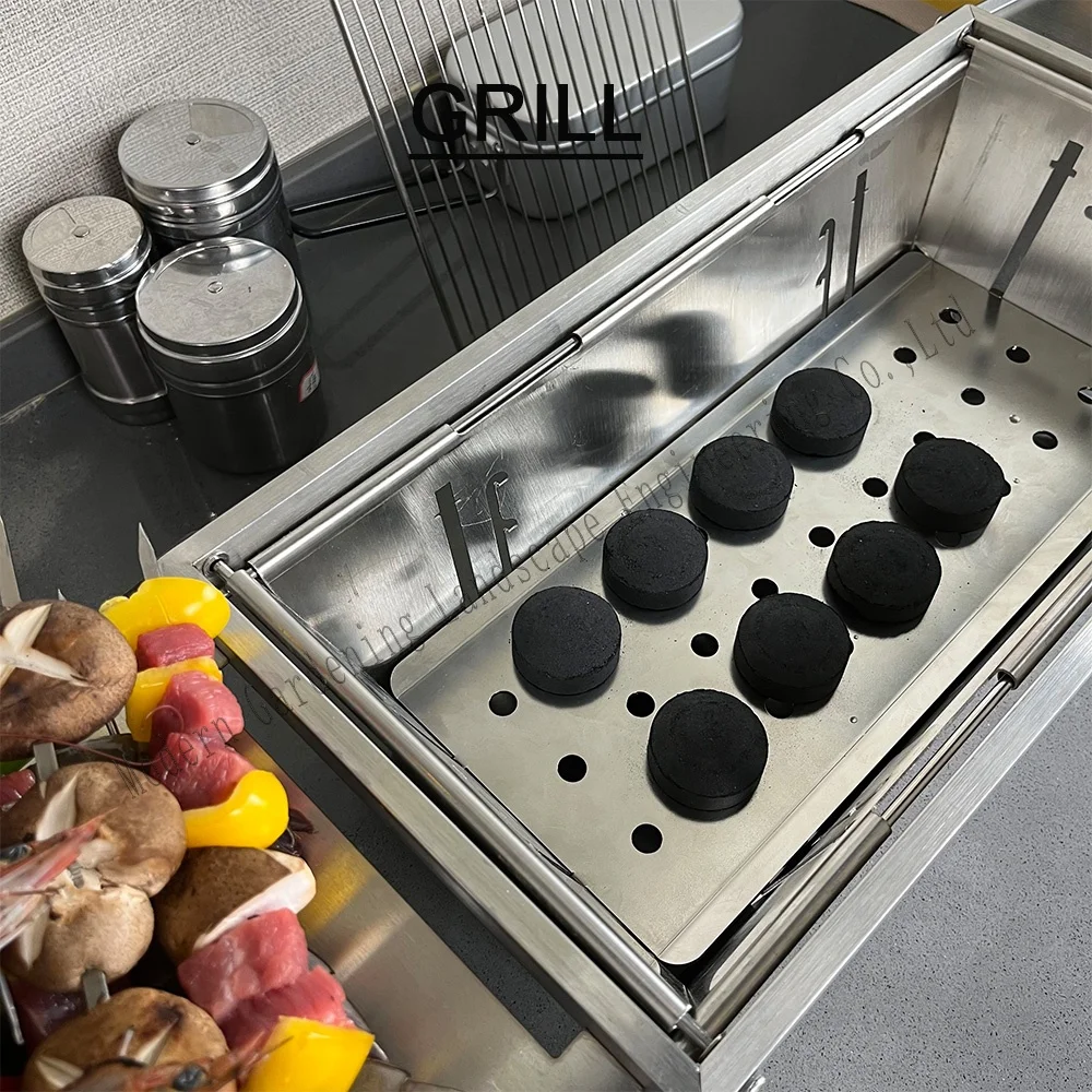 Explorer Grill Home Grill Outdoor Portable Folding Charcoal Barbecue Stove Camping Portable BBQ grill