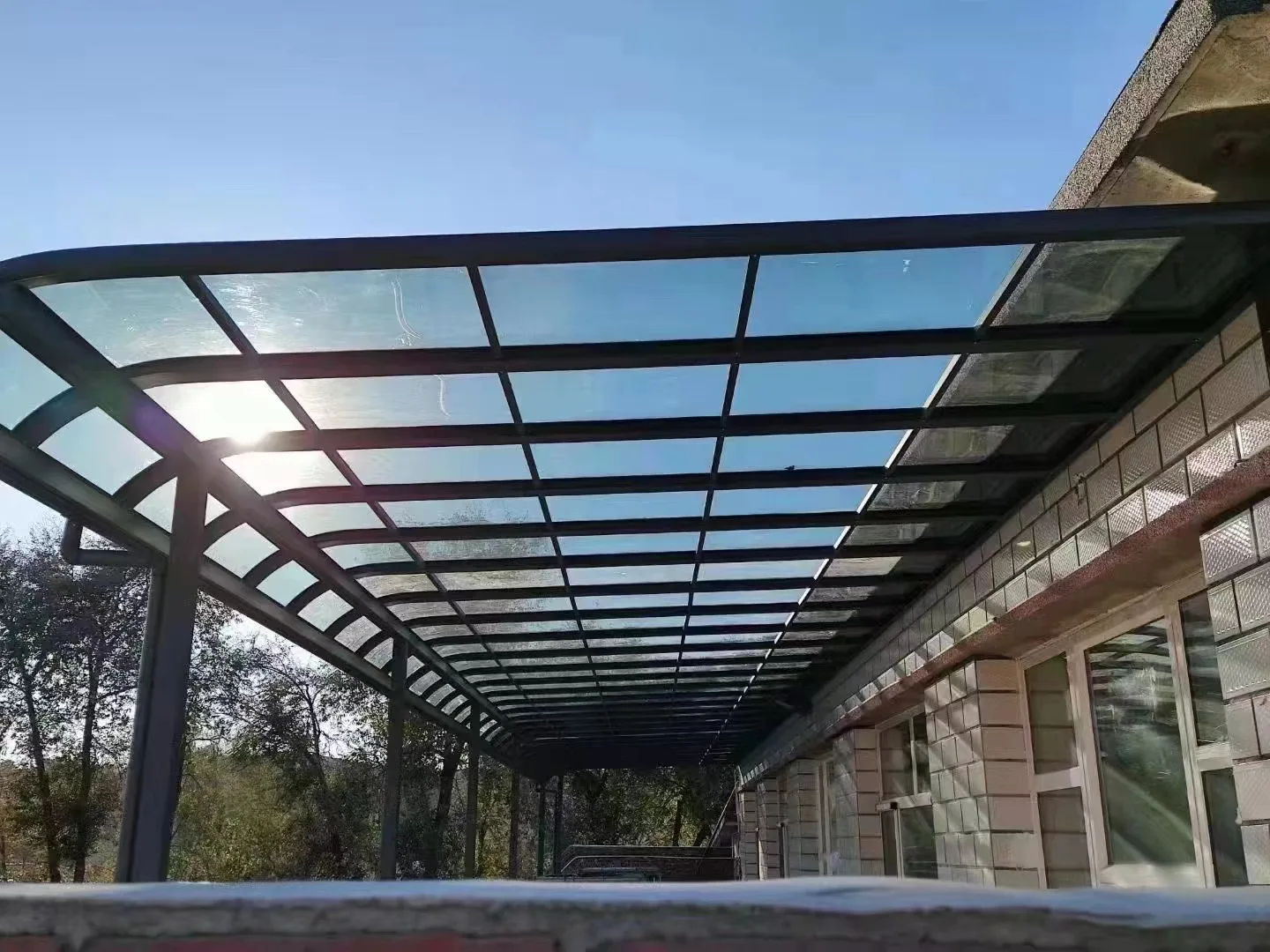 Aluminum Polycarbonate Sheet Outdoor Awning Designs Window Canopy