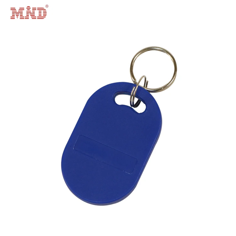 13.56mhz and 125khz Dual Frequency RFID Keyfob Rewritable Card NFC Key Fob With Keychain