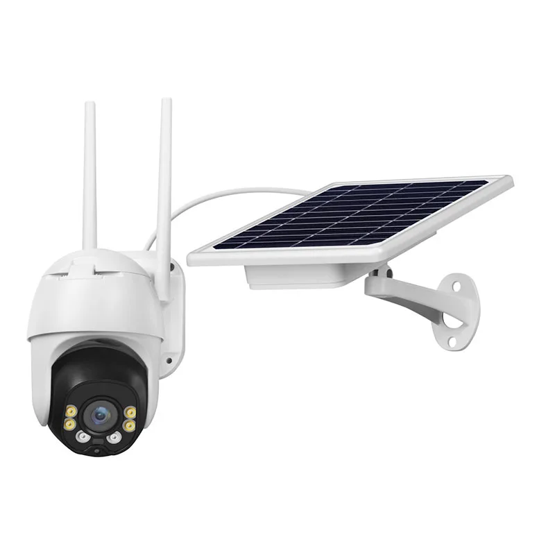 1080p Smart Rotating Surveillance Night Vision Low Powered Cctv System Camera Sim Card Solar Camera