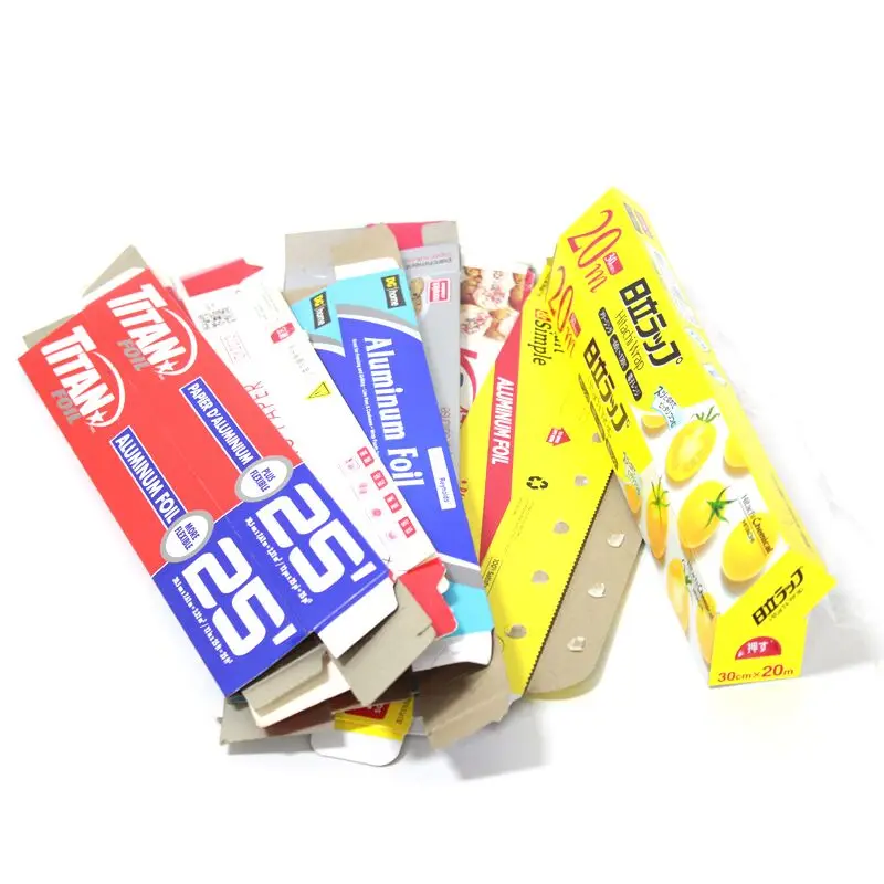 Customized printed Cling film package color paper card boxeses