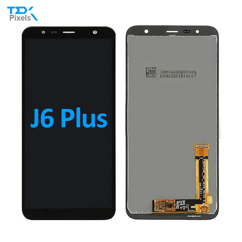 Original quality cellphone touch LCD display for Samsung Galaxy J6 Plus OLED screen repair