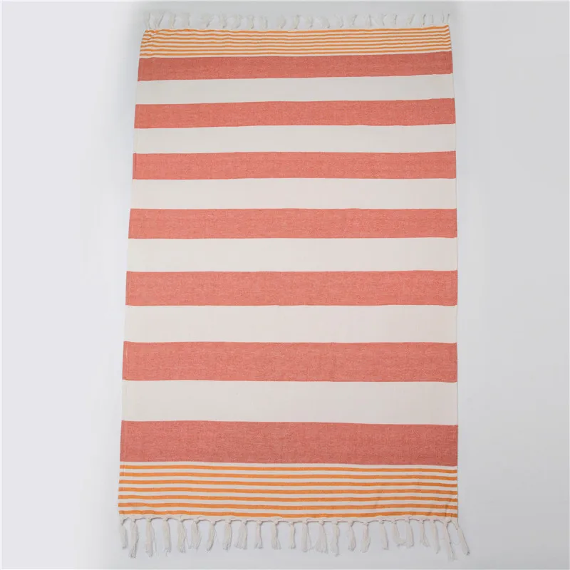 Wholesale Custom Sand Free Turkish Towel Rectangle Microfiber Beach Towel 100% Cotton