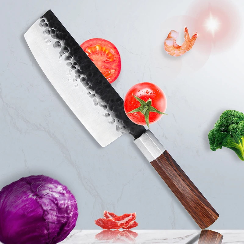Hot selling nakiri knife suit for vegetable knives kitchen slicing  knife