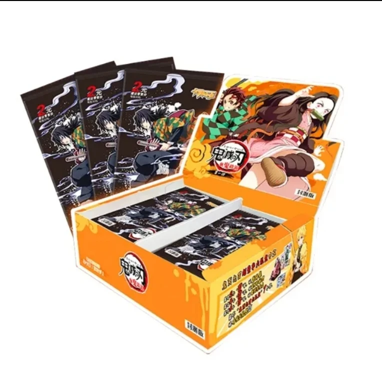 Wholesale Demon Slayer Collection Cards Japanese Anime Game Cards Thickened TR Playing Paper Cards Toys Christmas Gift