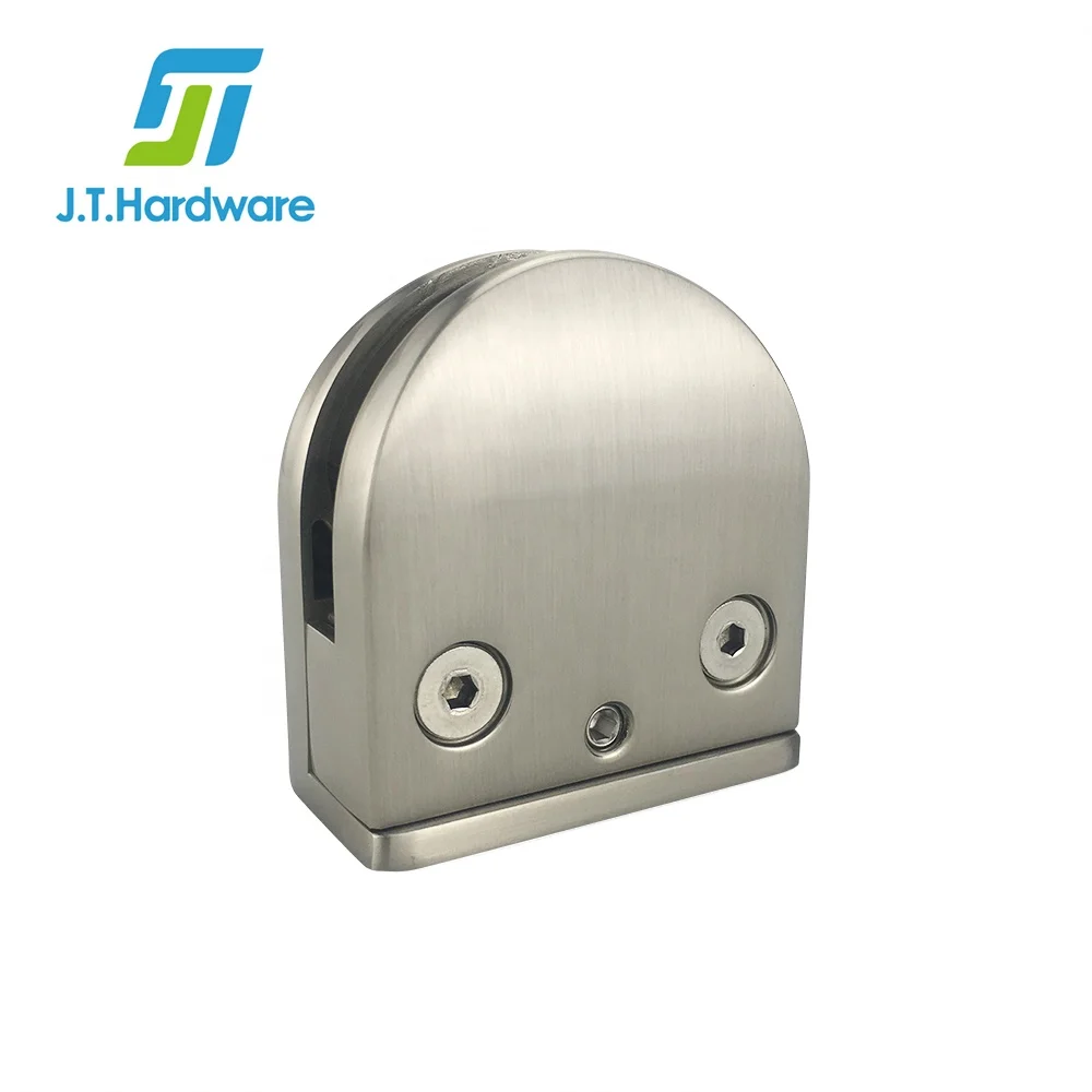 Balcony Precision Casting Zinc Alloy Or Stainless Steel Glass Clamp Bracket Holder Flat Glass Railing Clip