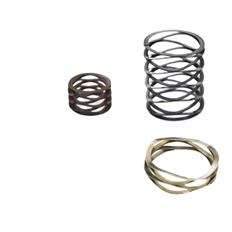 17-7PH Carbon/ Stainless Steel Multiturn Wave Spring Compression Load Type Spiral Flat Style for Hardware Auto Cars