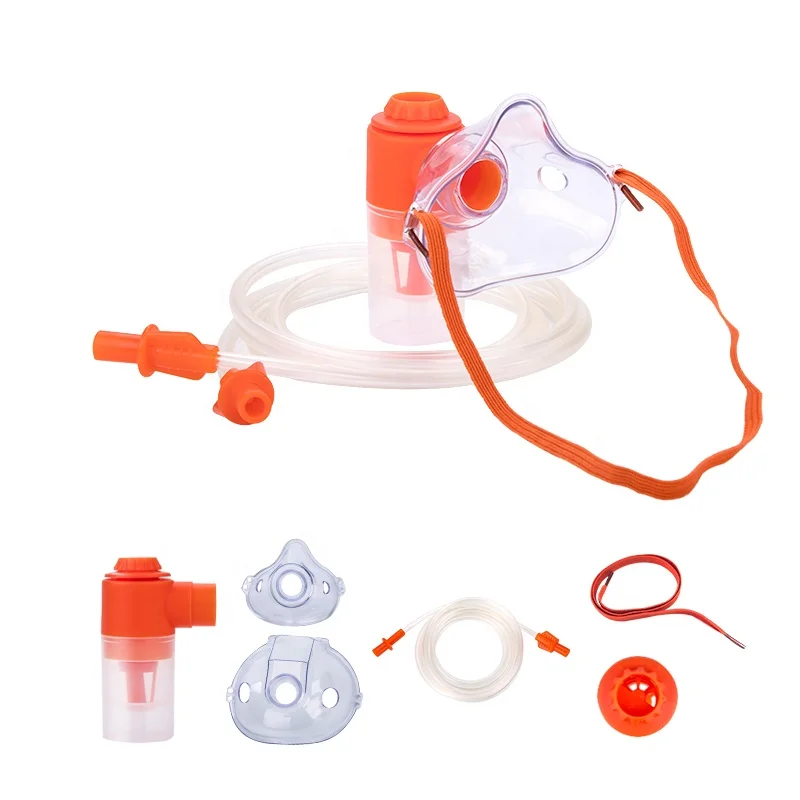 Hot Sale Supplier Ce Approved Medical Portable disposable Pvc Home Inhaler Nebulizer Kit Mask Mouthpiece For Kids And Adults