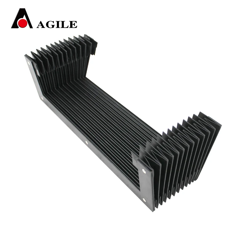 cnc reinforced protective rubber custom organ bellow cover