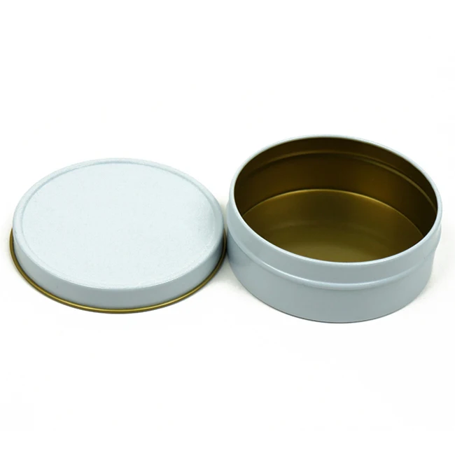 2020 New product Shallow round metal tin can