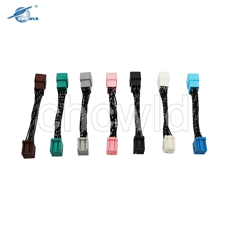 25 pin male female auto tyco green connector BCM wire harness 2098067-7