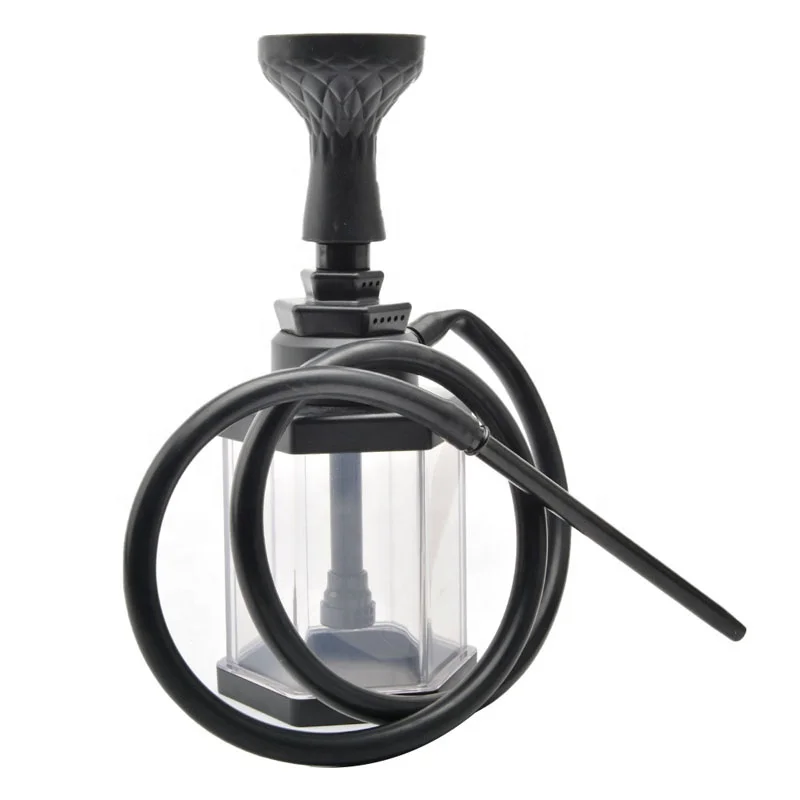 Hot Sale High Level Smoking Good Quality Acrylic Shisha Hookah Luxury  Design Acrylic Hookah With Led Light