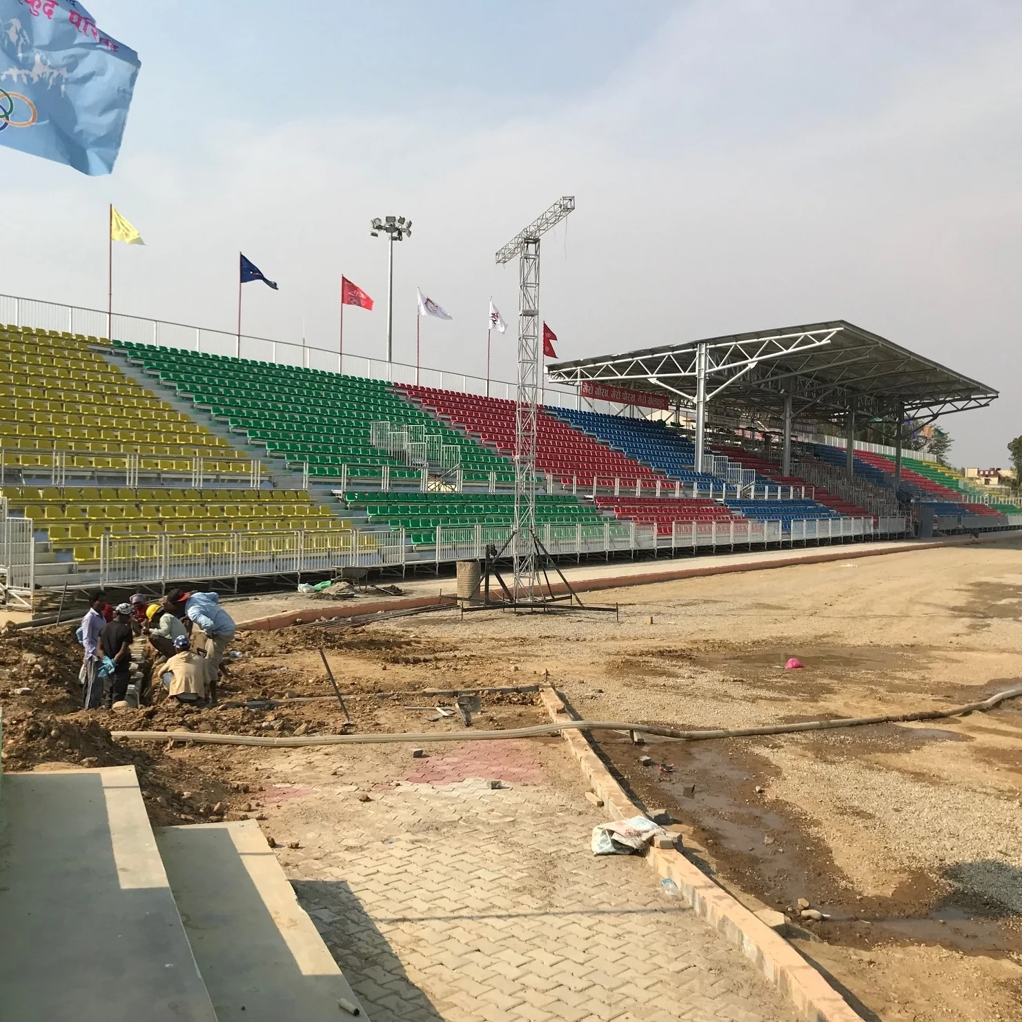 Rugby Soccer Football stadium grandstand bleacher tribunes