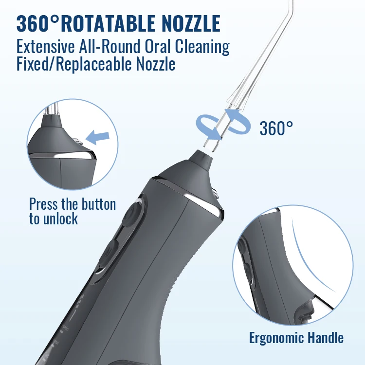 Ipx7 Waterproof 2022 Type C Charging Mini Portable Water Flosser Cordless Dental Irrigator Water Dental Flosser Water Flosser