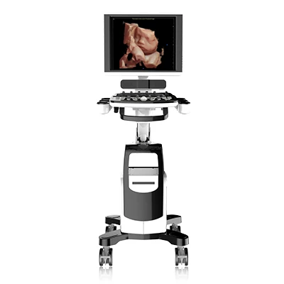 Smart HD Real-time 4D Technology Trolley CE Approved Color Doppler Chison QBit 9 Ultrasound