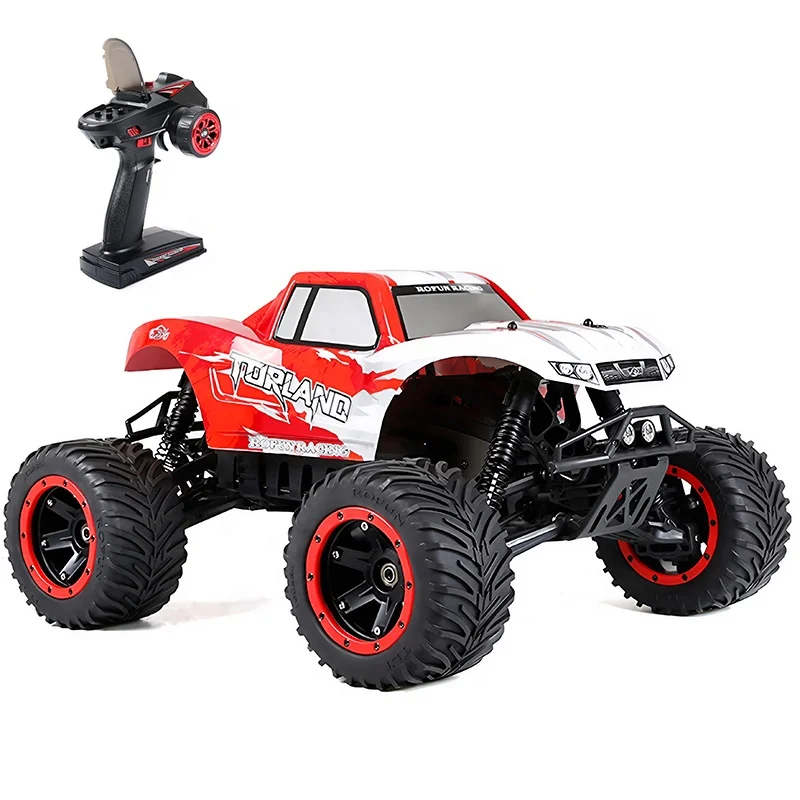ROFUN Torland 2.4G ARTR Aluminum 4X4 RTR 4WD 1/8 Scale Fast 80km Remote Control RC Car with Brushless Motor Hobby Toy For Adults