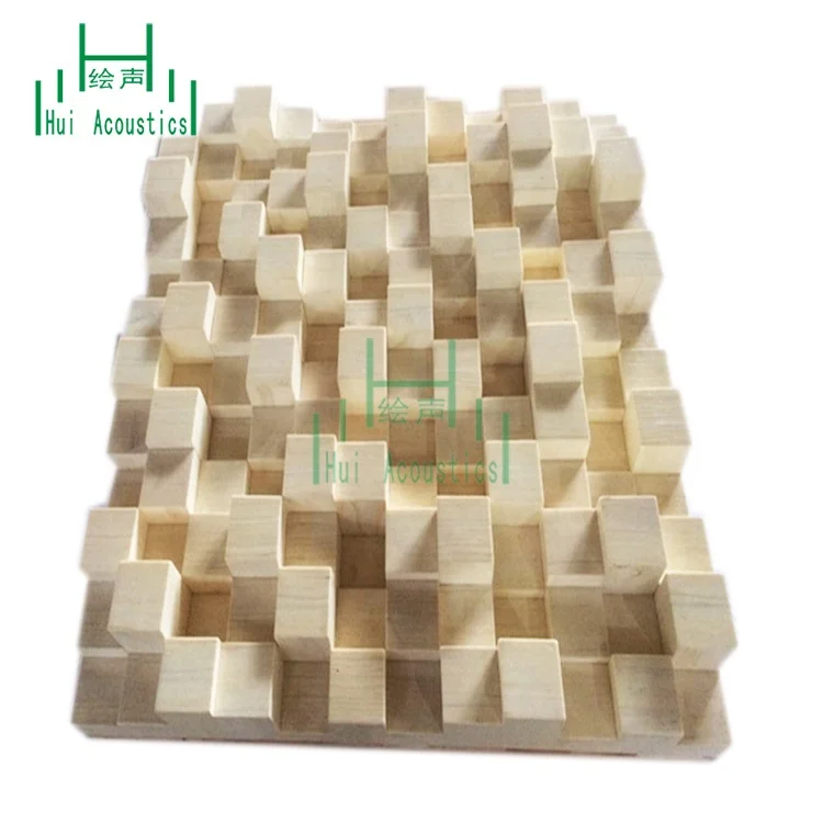 3D Acoustic Wall Panel Sound Diffuser Reflector Diffuser Acoustic Sound Reflector