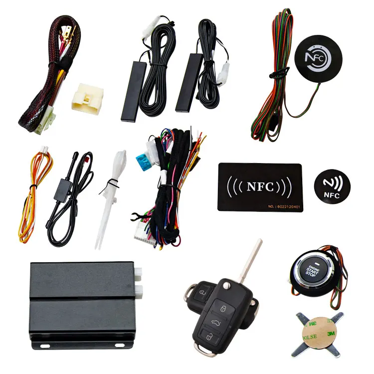 Popular Automotive Electronic Products Start Stop Button PKE Passive Keyless Car Entry  Car Alarm System