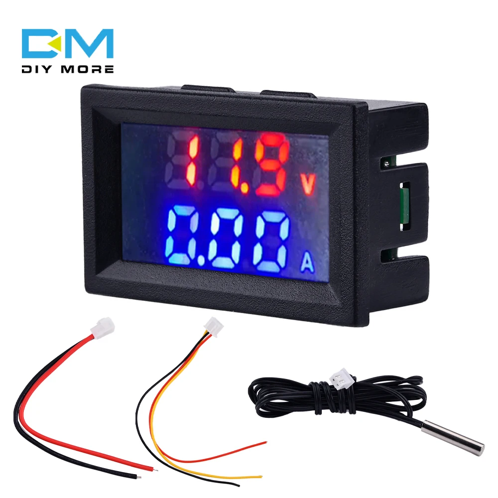 M430 DC4-30V 10A 50A 100A LED Digital Voltmeter Ammeter Power Car Motorcycle Voltage Current Meter Volt Detector Tester Monitor