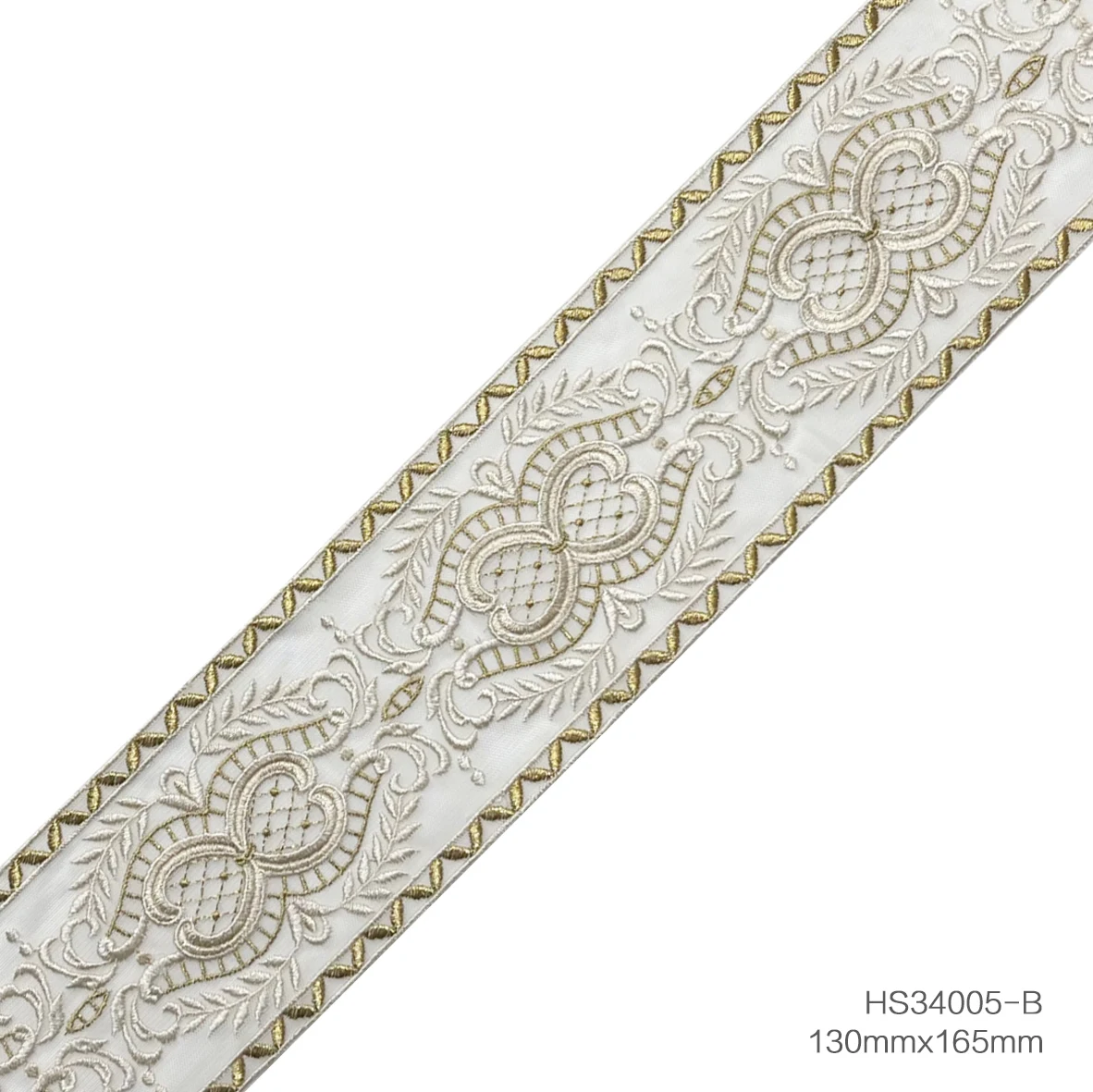 Direct selling french milk silk lace  sofa pillow case home textile patchwork decorative woven white lace trim